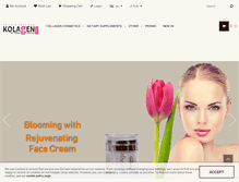 Tablet Screenshot of collagen-shop.com